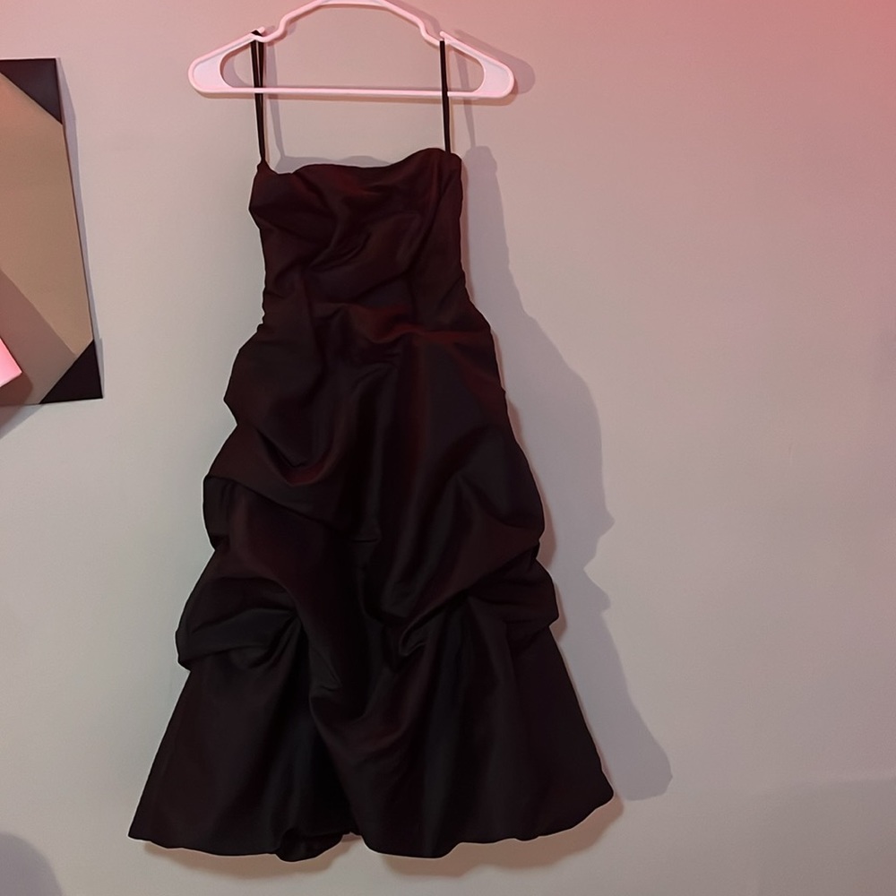 black evening dress